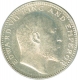 Silver Half Rupee of King Edward VII of Calcutta Mint of 1910.