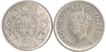 Silver Half Rupee of King George VI of Calcutta Mint of 1939.