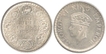 Silver Half Rupee of King George VI of Calcutta & Bombay Mint of 1939.