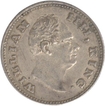 Silver One Fourth Rupee of King William IIII of 1835.