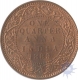 Copper One Quarter Anna of Victoria Empress of 1889.