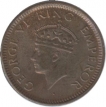 Copper One Twelveth Anna of King George VI of Bombay Mint of 1939.