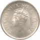 Silver Half Rupee (50) of King George VI of 1939.