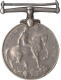 Silver Medal of British of 1914-1918.