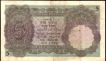 Five Rupees Bank Note of King George V Signed by J.W. Kelly of 1933.