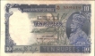 Ten Rupees Bank Note of King George V Signed by J.B. Taylor of 1933.