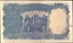 Ten Rupees Bank Note of King George V Signed by J.B. Taylor of 1933.