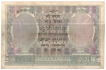 One Hundred Rupees Bank Note of King George V Signed by J.W.Kelly of 1927 of Calcutta Circle.