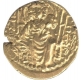 Gold Dinar Coin of Vasudeva I of Kushan Dynasty.