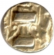 cast Base Gold Dinar Coin of Sind of Indo Sassanian.