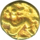 Gold Fanam Coin of Anonymous of Kadambas of Hangal,