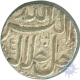 Silver One Rupee Coin of Akbar of Ahmadabad Mint.