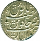 Silver One  Rupee Coin of Muhammad Shah of Gwalior Mint.