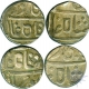 Silver One Rupee Coins of Poona Mint of Maratha Confederacy.