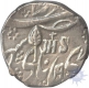 Silver One  Rupee Coin of  Gulab Singh of Kashmir State.