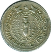 Silver Quarter Pagoda Coin of  Madras Presidency.