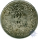 Silver One Rupee Coin  of  Victoria Queen of 1862.