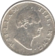 Silver Half Rupee Coin of King William IIII of Bombay Mint of 1835.