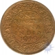 Bronze Quarter Anna Coin of King George VI of Bombay mint of 1940.