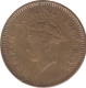 Bronze Half Pice Coin of King George VI of  Calcutta Mint of 1938.