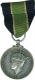 Silver Medal of King George VI of Colonial Police  Medal and Ribbon of 1938.