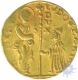 Gold Zechino  Coin of Paulo Rainer of Venice.