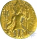 Gold Dinar of Vasudeva of Kushan Dynasty.