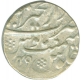 Silver Rupee of Aurangzeb of Ajmer Mint.