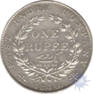 Silver One Rupee Victoria Queen of 1840.