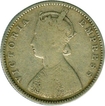 Silver Half Rupee of  Victoria Empress of 1899.