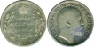 Silver Half Rupee Coins of Edward VII of 1910.