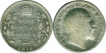 Silver Half Rupee Coins of Edward VII of 1910.