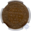 One Quarter Anna of King Edward VII of 1908.