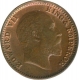 Copper One Twelfth Anna of  King Edward VII of 1905.