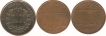 Half Anna Coins of East India Company.