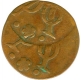 Copper Double Strike Coin of Dutch India.