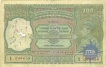 One Hundred Rupees Banknote of King George VI Signed by C D Deshmukh.