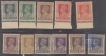 KGVI Complete  Set of Eleven Stamps of 1939.