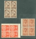 Three blocks Complete set of 1956.