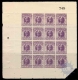 Two Annas Complete sheet of sixteen stamps of 1922.