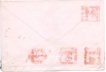 By Air Mail Par Avion envelope with 5 Paisa Stamps Tied of 1972.