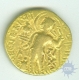 Gold Dinar Coin of Samudragupta of Gupta Dynasty.