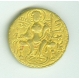 Gold Dinar Coin of Samudragupta of Gupta Dynasty.