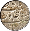 Silver Rupee Coin of Aurangzeb of Ahmadnagar Mint.