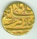 Gold Mohur Coin of Alamgir II of Shahjahanabad Mint.