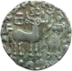 Silver Drachma Coin of Amoghbuti of Kuninda Dynasty.