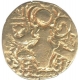 Base Gold Coin of Kidara of Kashmir.