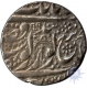 Silver One Rupee Coin of Sri Amritsar Mint of Sikh Empire.