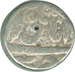 Silver Rupee Coin of Akbar of Ahmadnagar Mint of Aban Month.