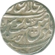 Silver Rupee of Alamgir II of Shahjahanabad Mint.